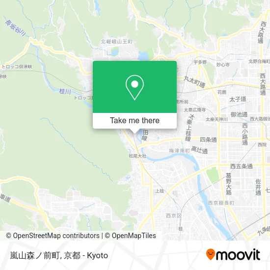 嵐山森ノ前町 map