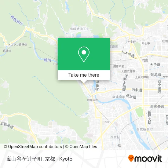 嵐山谷ケ辻子町 map