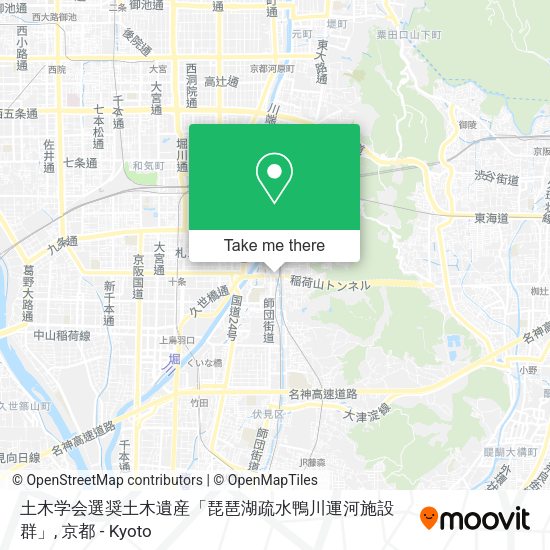 土木学会選奨土木遺産「琵琶湖疏水鴨川運河施設群」 map