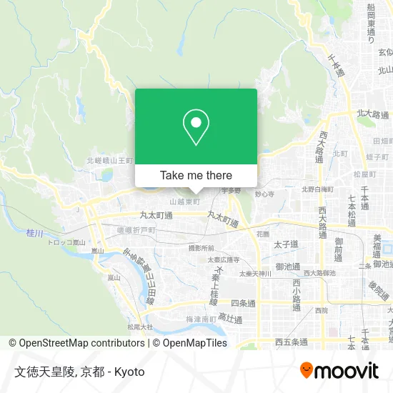 文徳天皇陵 map