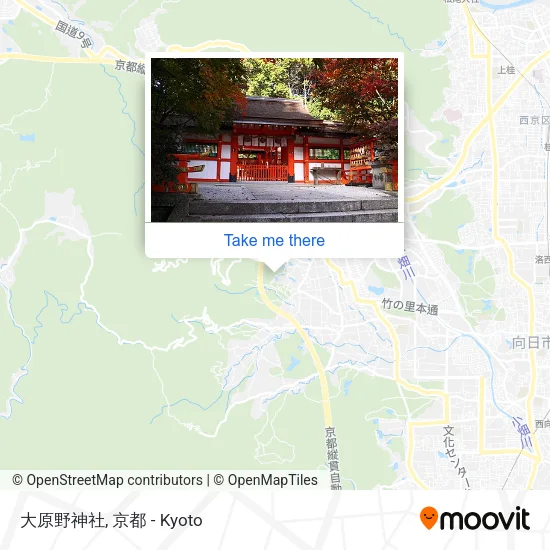 大原野神社 map