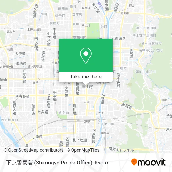 Shimogyo Police Office map