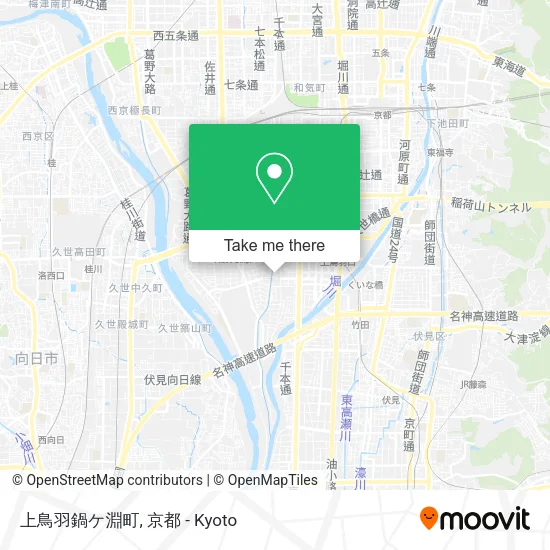 上鳥羽鍋ケ淵町 map