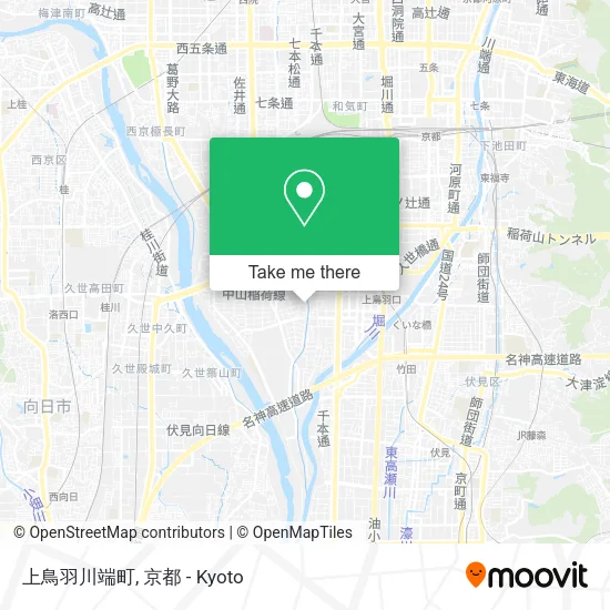 上鳥羽川端町 map