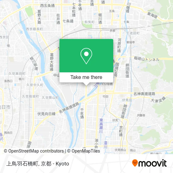 上鳥羽石橋町 map