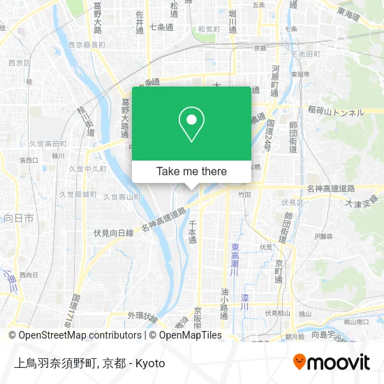 上鳥羽奈須野町 map