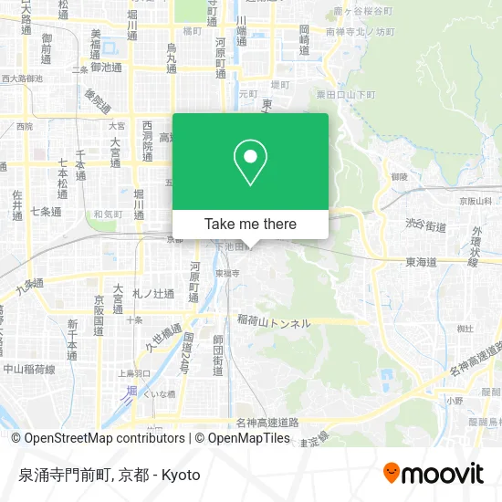 泉涌寺門前町 map