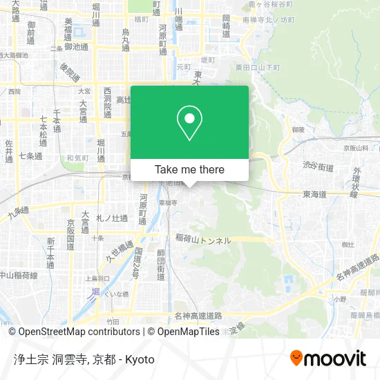 浄土宗 洞雲寺 map