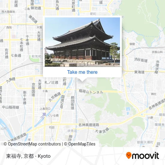 東福寺 map