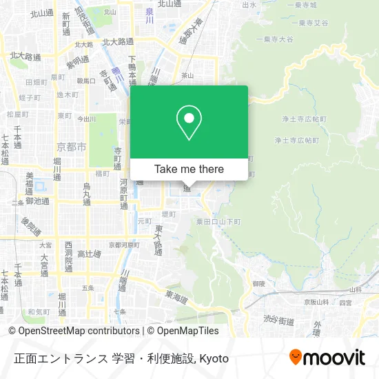 正面エントランス 学習・利便施設 map