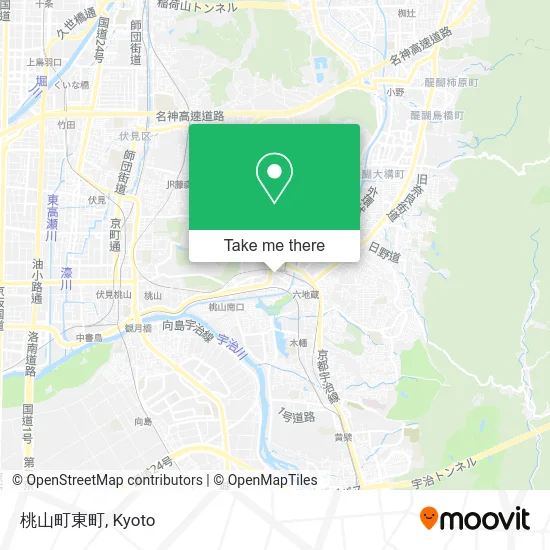 Momoyama East Town map