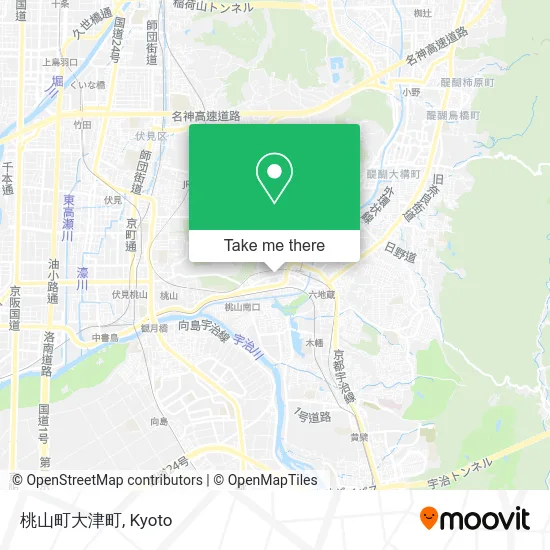 Momoyama Town Otsu Town map