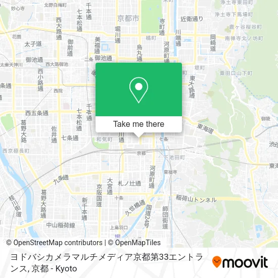 ヨドバシカメラマルチメディア京都第33エントランス map