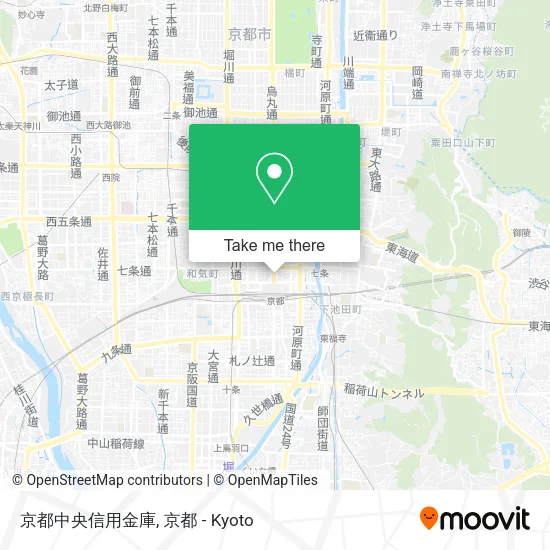 京都中央信用金庫 map
