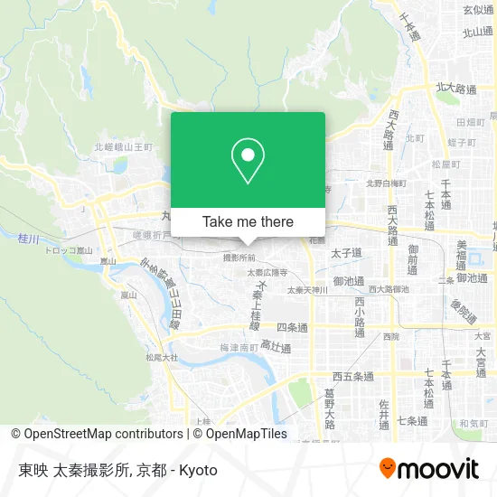 東映 太秦撮影所 map