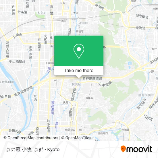 京の蔵 小牧 map