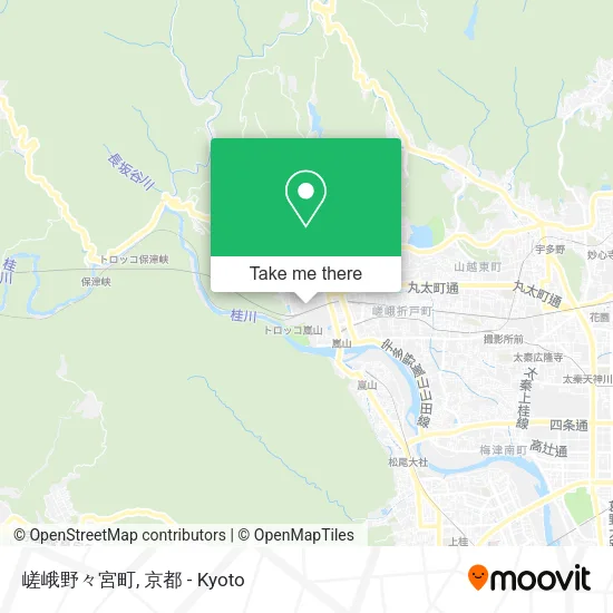 嵯峨野々宮町 map