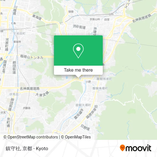 鎮守社 map