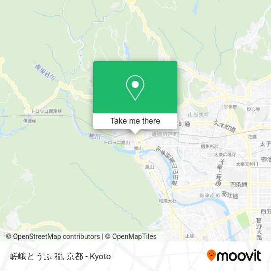 嵯峨とうふ 稲 map