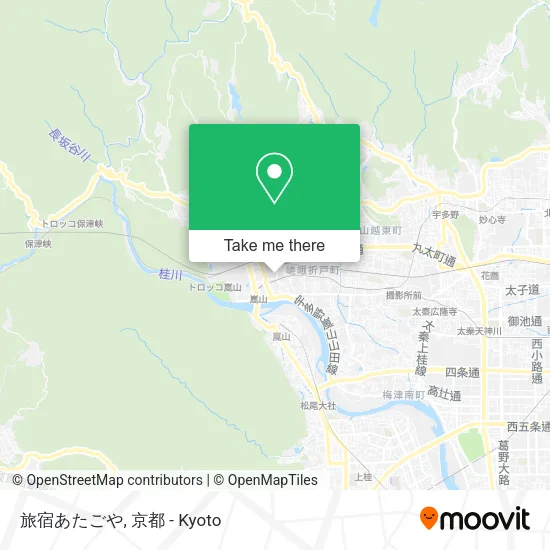 旅宿あたごや map