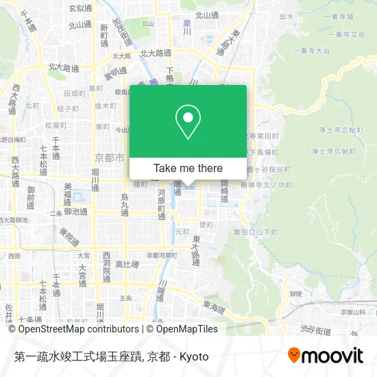 第一疏水竣工式場玉座蹟 map