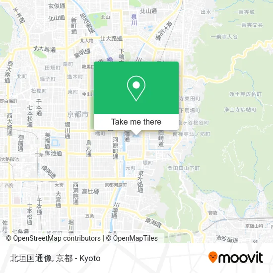 北垣国通像 map