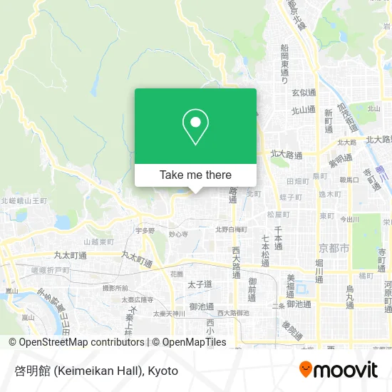 Keimeikan Hall map