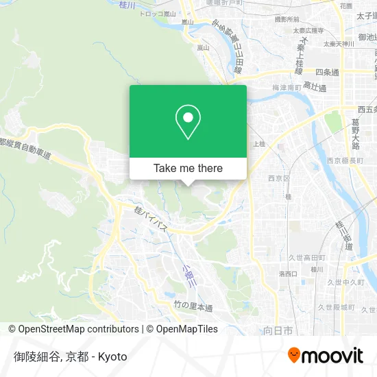 御陵細谷 map