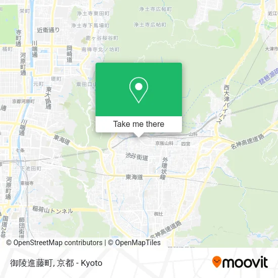 御陵進藤町 map