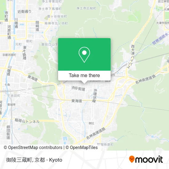 御陵三蔵町 map