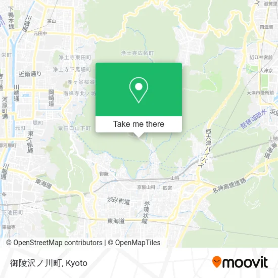 御陵沢ノ川町 map