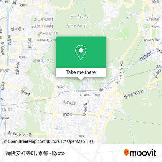 御陵安祥寺町 map