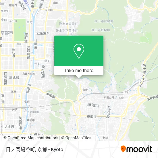 日ノ岡堤谷町 map