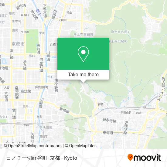 日ノ岡一切経谷町 map