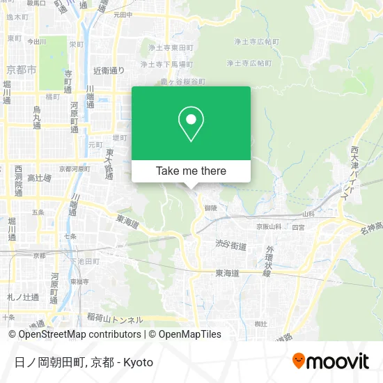 日ノ岡朝田町 map