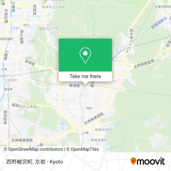 西野離宮町 map