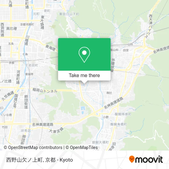 西野山欠ノ上町 map