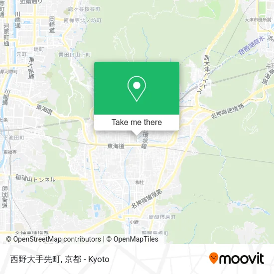 西野大手先町 map