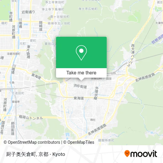 厨子奥矢倉町 map