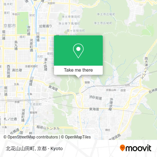 北花山山田町 map