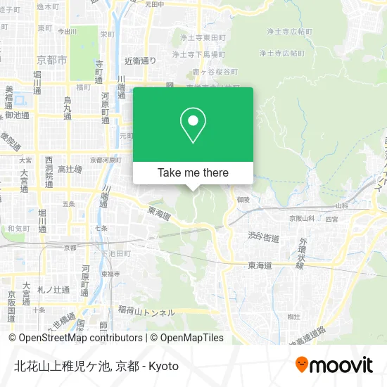 北花山上稚児ケ池 map