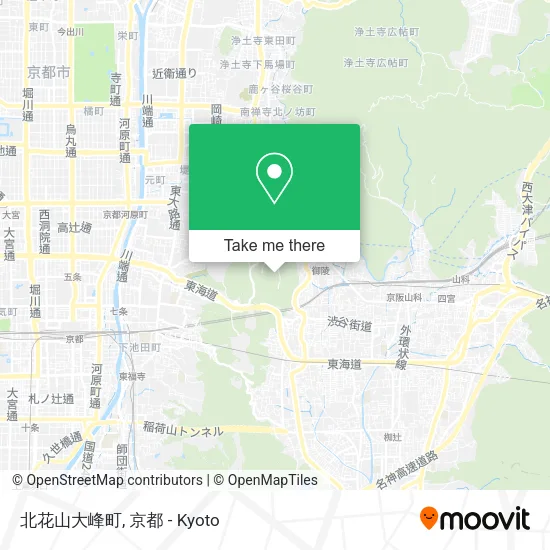 Kita Hanayama Omine Town map