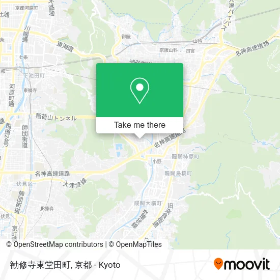 勧修寺東堂田町 map