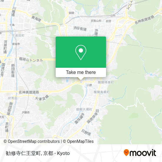 勧修寺仁王堂町 map