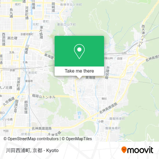 Kawada Nishi-ura-cho map