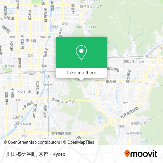 Kawada Umegaya Town map