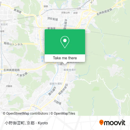 小野御霊町 map