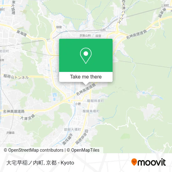 大宅早稲ノ内町 map