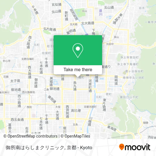 御所南はらしまクリニック map