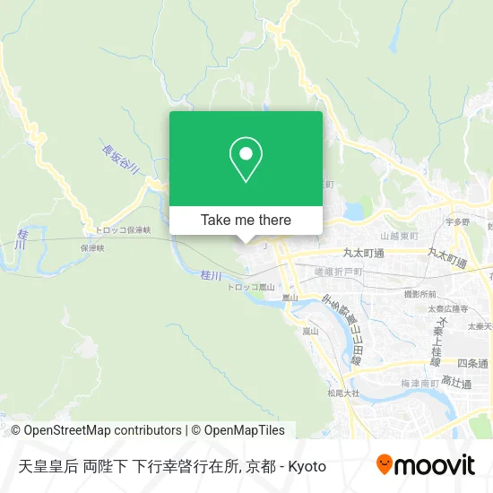 天皇皇后 両陛下 下行幸晵行在所 map